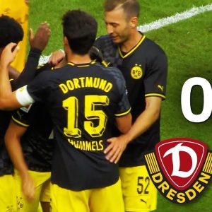Hummels Leads BVB To Victory | Dresden vs. Dortmund 0-2 | Highlights