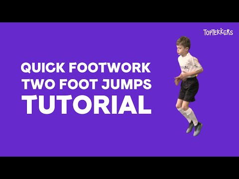 Quick Footwork Two Foot Jumps Tutorial on TopTekkers ⚽️📱