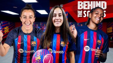 BEHIND THE SCENES | Official Presentation of Barça Women's 3 NEW SIGNINGS 🔵🔴