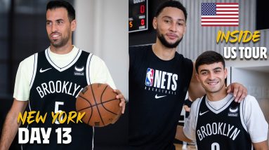 🔥🏀 BARÇA PLAYERS MEET BROOKLYN NETS | INSIDE TOUR (day 13) 🇺🇸