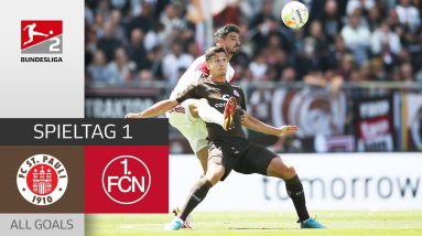 5 Goals to Start | FC St. Pauli - 1. FC Nürnberg 3-2 | All Goals | MD 1 –  Bundesliga 2 - 2022/23