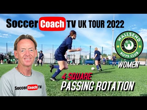 SoccerCoachTV  UK Tour 2002. Give it up for these great women players at Wallsend BC, Newcastle, UK.
