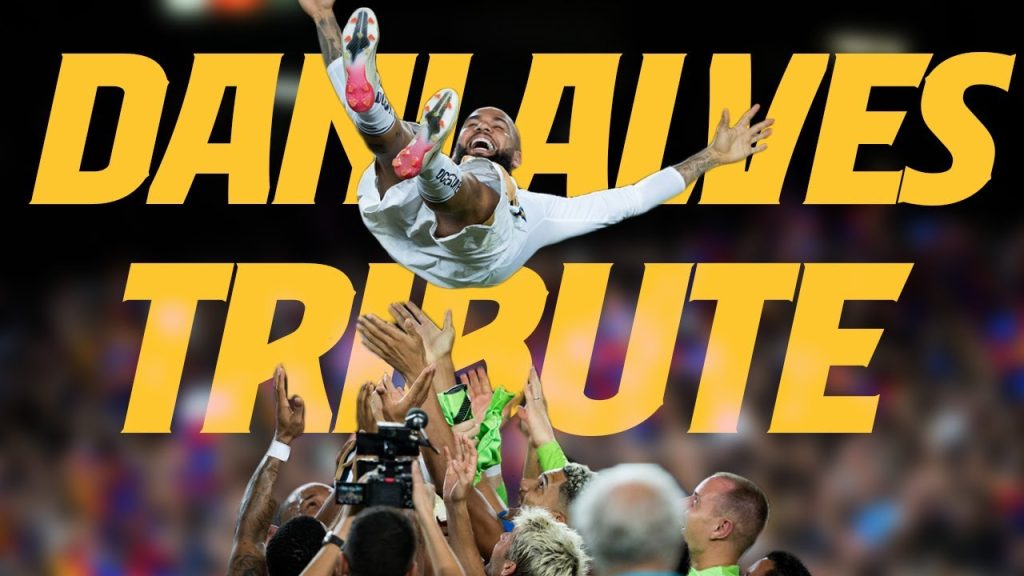 BARÇA PAYS TRIBUTE TO DANI ALVES 💙❤️