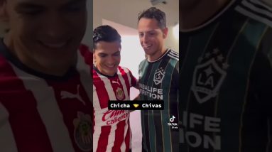 All love as Chicha embraces his friends pregame ❤️ #mls #soccer #ligamx #mexico #lagalaxy #shorts