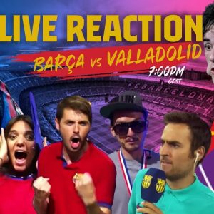 🔴  BARÇA LIVE: BARÇA - VALLADOLID | Warm up & Match Center ⚽