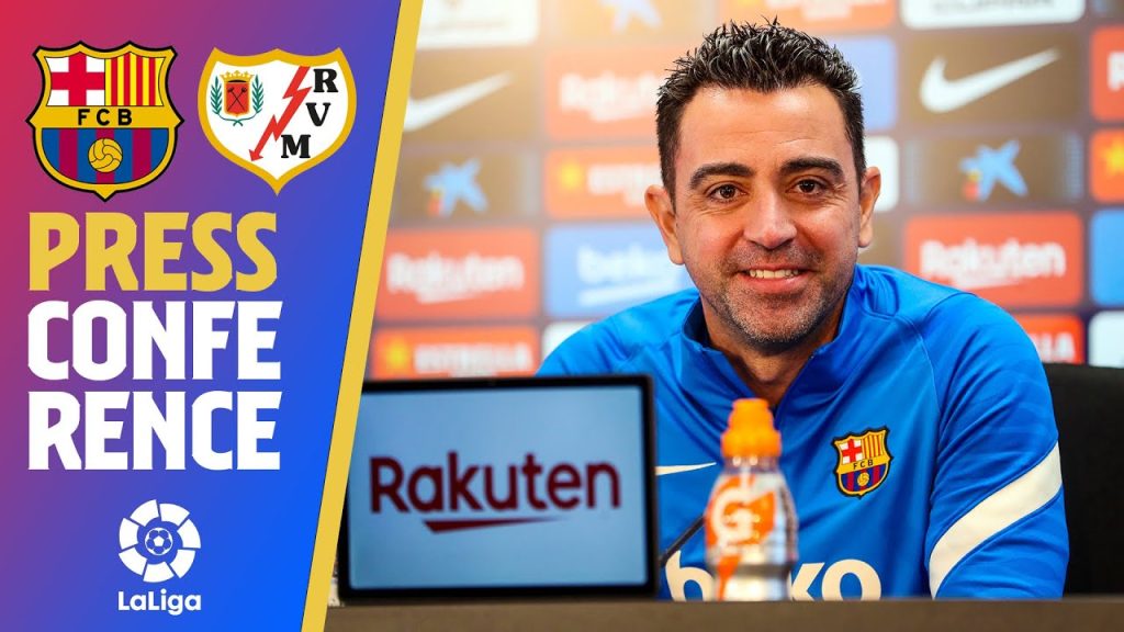 🔴 LIVESTREAM: XAVI PRESS CONFERENCE (BARÇA - RAYO VALLECANO)