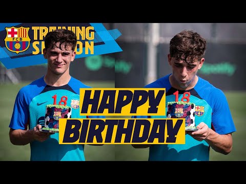 TEAMMATES CONGRATULATE GAVI ON HIS 18TH BIRTHDAY 🎂
