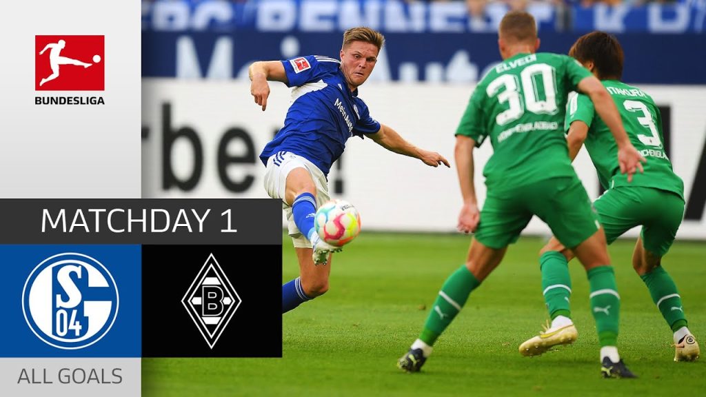 Last minute equalizer | FC Schalke 04 - Borussia M'gladbach  | All Goals | MD 2 – Bundesliga 2022/23