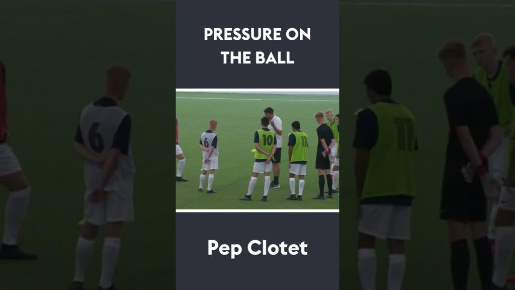 How to put pressure on the ball | Pep Clotet 🗣 #shorts