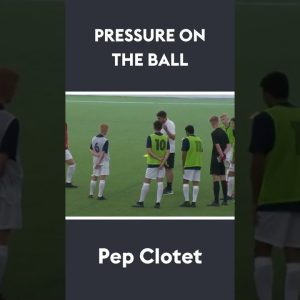 How to put pressure on the ball | Pep Clotet 🗣 #shorts