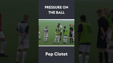 How to put pressure on the ball | Pep Clotet 🗣 #shorts