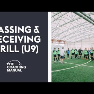 Passing and Receiving Drill (U9) ⚽️