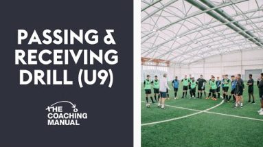 Passing and Receiving Drill (U9) ⚽️