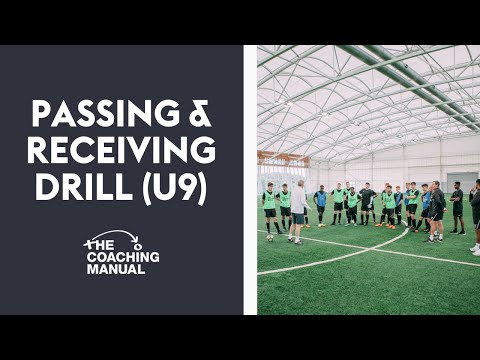 Passing and Receiving Drill (U9) ⚽️