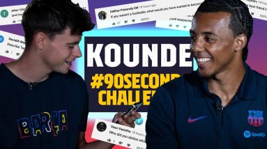 WHO IS YOUR IDOL? | KOUNDE FACES THE #90SECONDSCHALLENGE