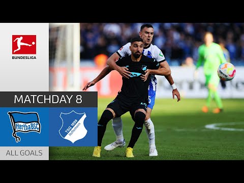 Draw after Contested Game! | Hertha Berlin - TSG Hoffenheim 1-1 | All Goals | MD 8  Bundesliga 22/23