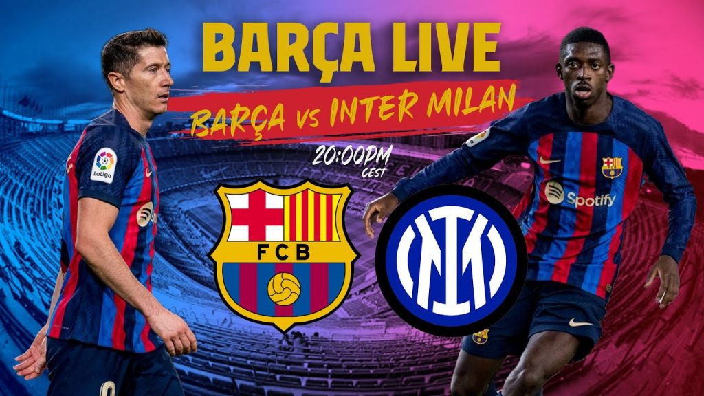 🔴  BARÇA LIVE: BARÇA - INTER MILAN | Warm up & Match Center ⚽