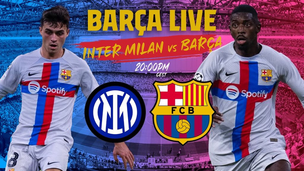 🔴  BARÇA LIVE: INTER MILAN - BARÇA | Warm up & Match Center ⚽