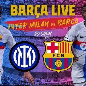 🔴  BARÇA LIVE: INTER MILAN - BARÇA | Warm up & Match Center ⚽