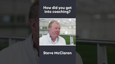 How did Steve McClaren get into coaching? #shorts