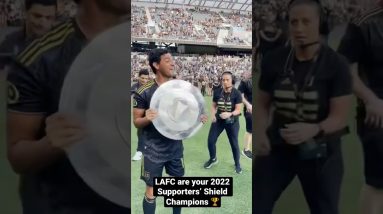 LAFC lift the Shield #shorts