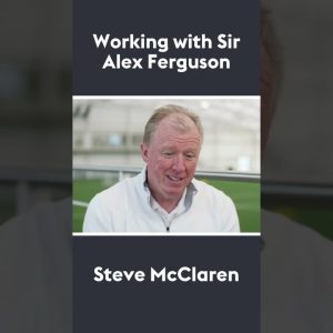 Steve McClaren on his time working with Sir Alex Ferguson ⚽️ #shorts