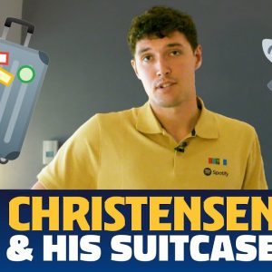 What's in CHRISTENSEN's bag? 🧳