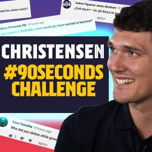 🤔😂 CHRISTENSEN FACES THE #90SECONDSCHALLENGE