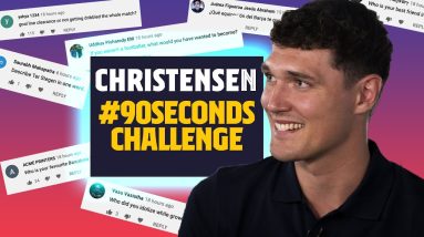 🤔😂 CHRISTENSEN FACES THE #90SECONDSCHALLENGE