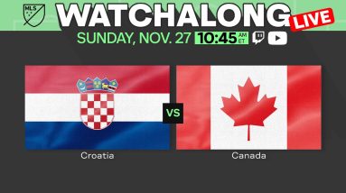 LIVE: Croatia vs Canada Watchalong Show with Amy Walsh
