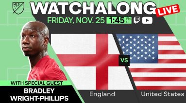 LIVE: England vs USA Watchalong Show with Bradley Wright-Phillips
