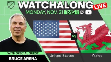 LIVE: USA v Wales Watchalong with Bruce Arena!