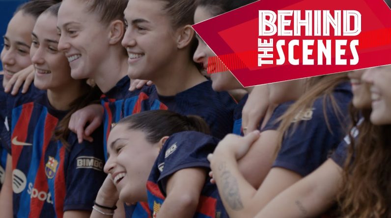 Behind the scenes the OFFICIAL 2022/23 WOMEN'S TEAM PHOTO SHOOT 📸 🔵🔴