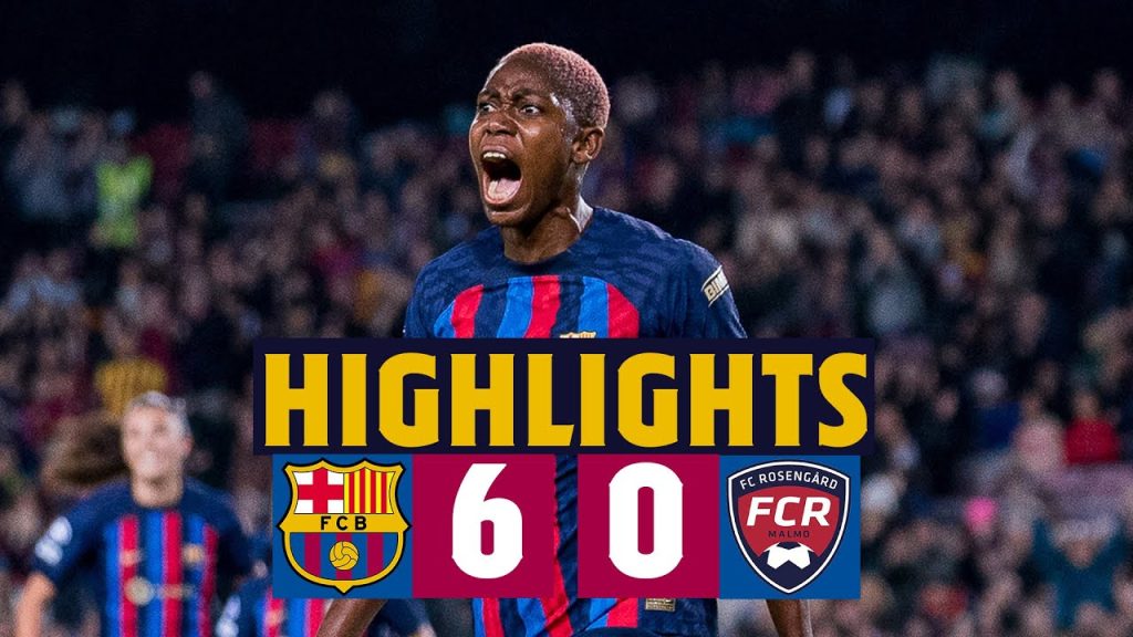 BARÇA 6-0 ROSENGARD | HIGHLIGHTS UWCL 🔥⚽