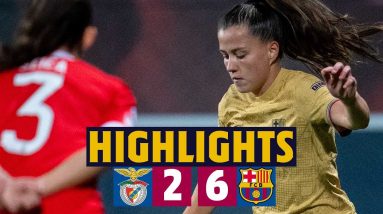 BENFICA 2 - 6 BARÇA | HIGHLIGHTS UWCL 🔥⚽