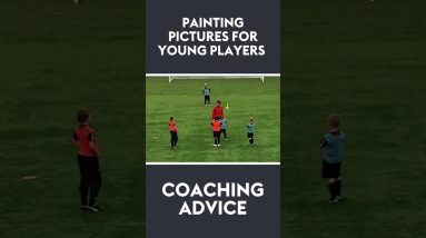 How do coaches 'Paint Pictures' for young football players ⚽️ #shorts