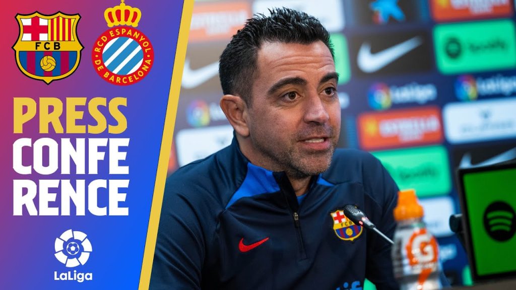 🔴 LIVESTREAM: XAVI PRESS CONFERENCE (BARÇA - ESPANYOL)