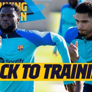 FIRST TEAM RETURNS TO TRAINING 🔵🔴