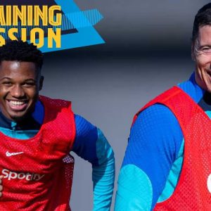 LEWY, ANSU,  ERIC AND BALDE RETURNS TO TRAINING: HUGS, GYM AND INTENSE WORKOUT 🏋🏽