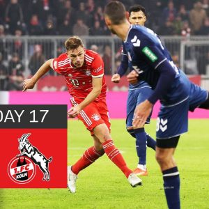 Kimmich's THUNDERBOLT late Equalizer | FC Bayern München - 1. FC Köln 1-1| All Goals | MD 17