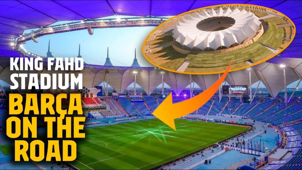 Inside tour of King Fahd International Stadium | BARÇA ON THE ROAD