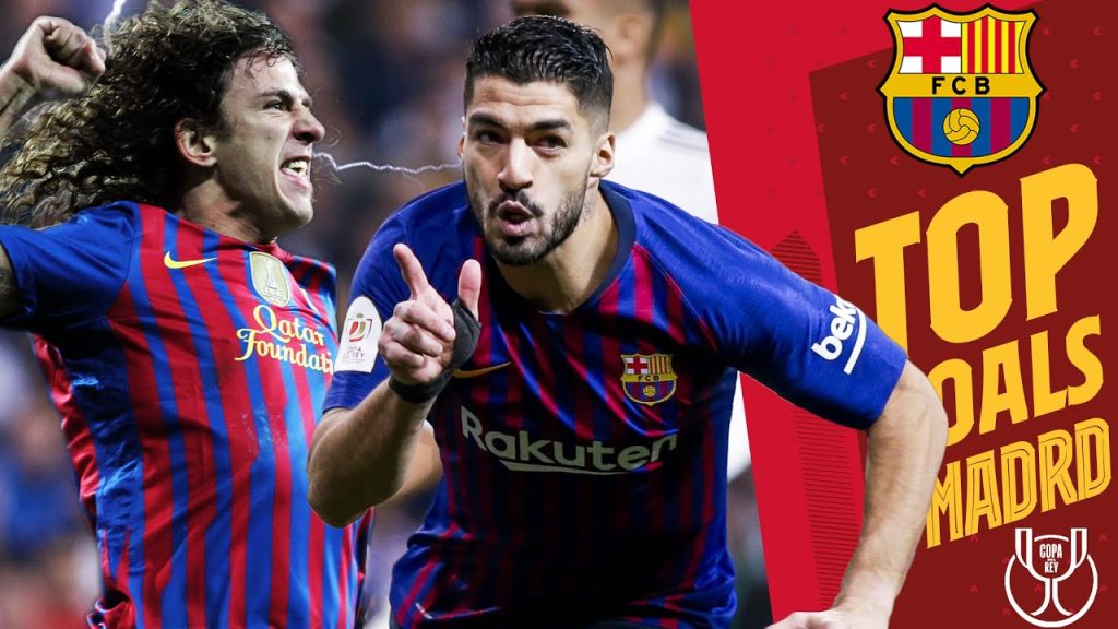 TOP GOALS vs REAL MADRID in COPA DEL REY 🔵🔴🔝