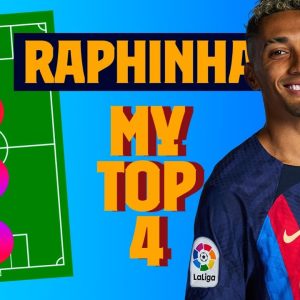 RAPHINHA | MY TOP 4 (LEGENDS)