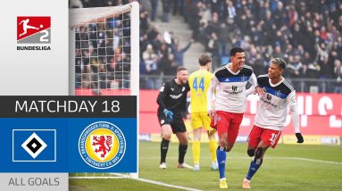 Spectacular last minutes | HSV - Eintracht Braunschweig 4-2 | All Goals | MD 18 – Bundesliga 2