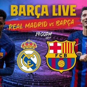 🔴  BARÇA LIVE:  REAL MADRID - BARÇA I SUPERCUP FINAL I  Warm up & Match Center ⚽
