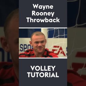 Wayne Rooney Throwback - Volley Tutorial ⚽️ #shorts