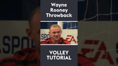 Wayne Rooney Throwback - Volley Tutorial ⚽️ #shorts