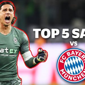 Yann Sommer - Top 5 Saves vs FC Bayern München