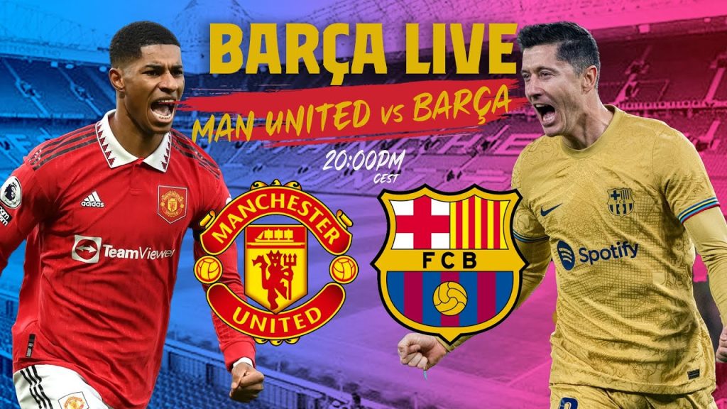 🔴  BARÇA LIVE:  MANCHESTER UNITED - BARÇA I Warm up & Match Center ⚽