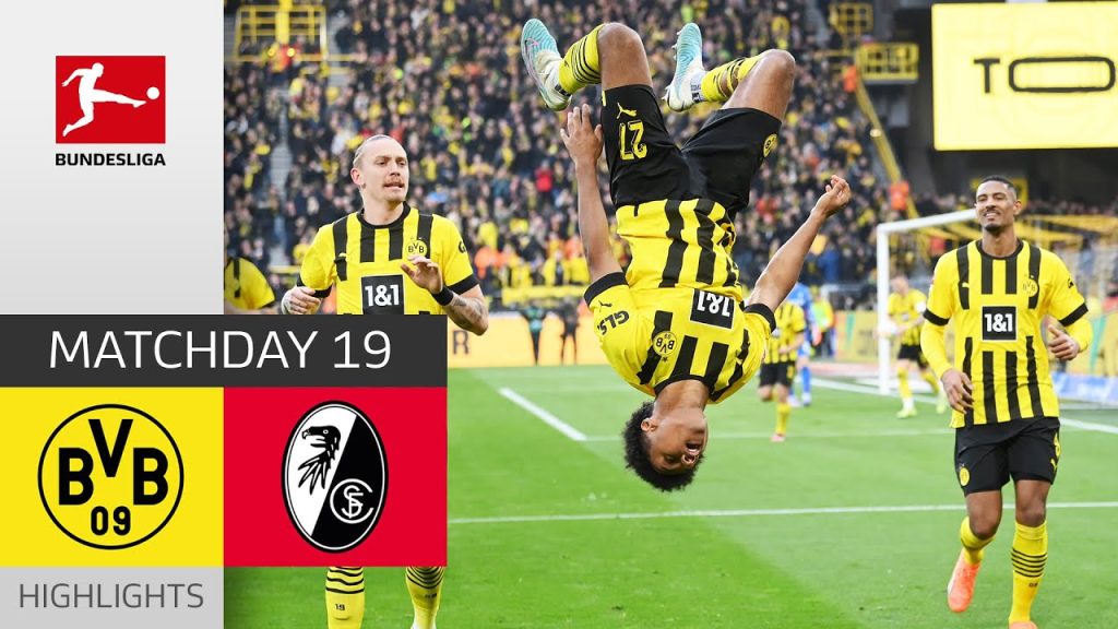 Haller & Dortmund Celebrate 5(!) Goals vs SCF | BVB - SC Freiburg | Highlights | MD 19 – BuLi 22/23